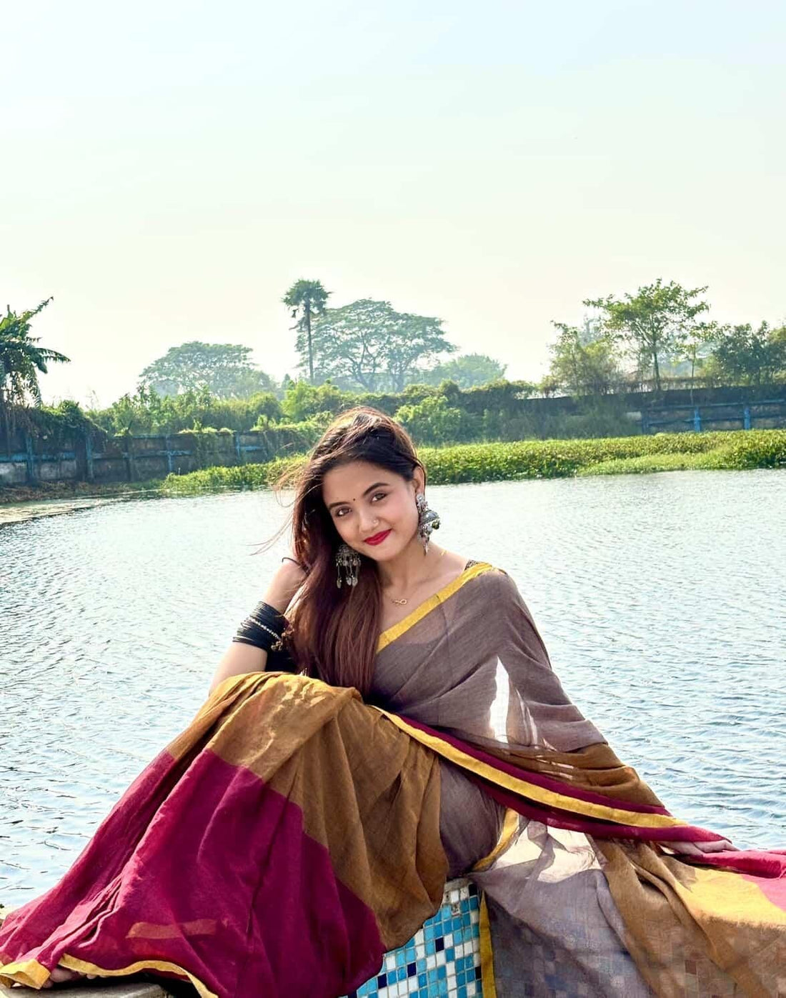 Copy 1 Premium Mulmul Cotton Saree | Breathable Summer Saree