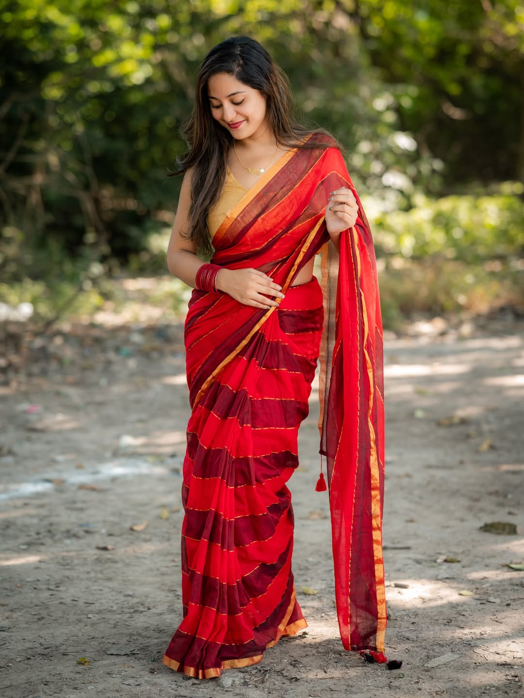 Copy 6 Premium Mulmul Cotton Saree | Breathable Summer Saree